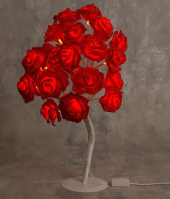 Светодиодное дерево Luazon Розы красные 4445711 (т/белый)