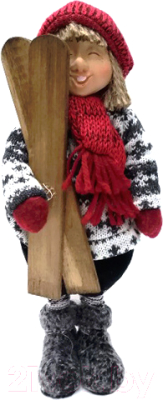 Фигурка для сада Подари Кукла с лыжами / 4754451