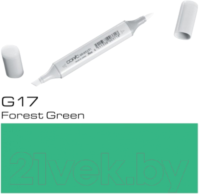 Маркер художественный Copic Sketch G-17 / 2107523 (лесной зеленый)