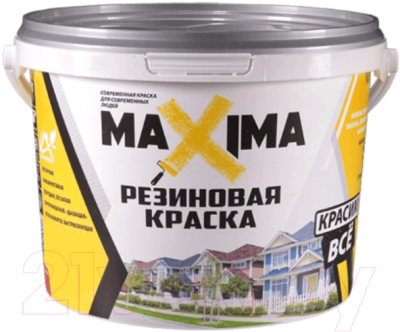 Краска Super Decor Maxima резиновая №110 Серебро (11кг)