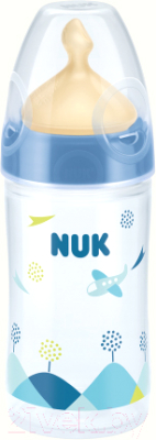 

Бутылочка для кормления NUK, Прозрачный;голубой, New Classic / 10743770