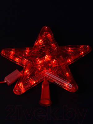 Верхушка для елки Twinkle Звезда 049 (красный)
