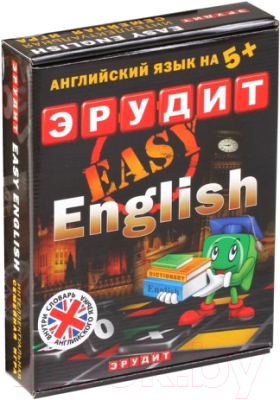 

Настольная игра Биплант, Эрудит. Easy English / 10007