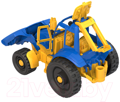 Трактор игрушечный Нордпласт С грейдером / 398