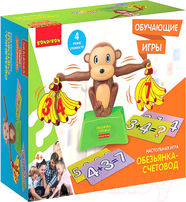 Развивающая игра Bondibon Обезьянка-счетовод / ВВ4850