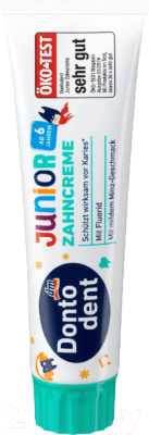 Зубная паста Dontodent Junior 6+ со вкусом мяты (100мл)