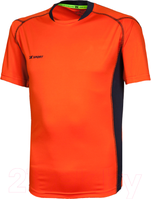 Футболка волейбольная 2K Sport Energy / 140040 (L, оранжевый/темно-синий)