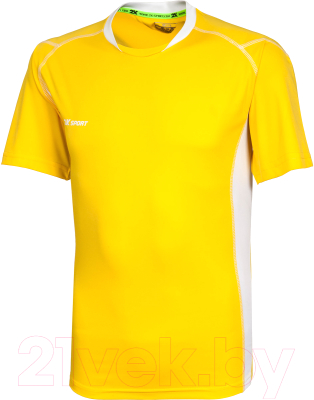 Футболка волейбольная 2K Sport Energy / 140040 (L, желтый/белый)