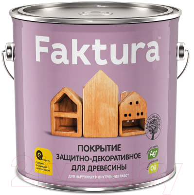 Защитно-декоративный состав Ярославские краски Faktura (2.5л, беленый дуб)