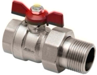 

Шаровой кран RBM, C накидной гайкой 3/4" ВН PN25