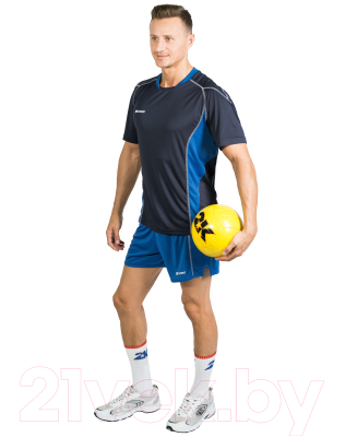 Футболка волейбольная 2K Sport Energy / 140040 (XXL, темно-синий/синий)