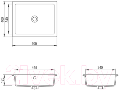 Изображение товара Умывальник Aquasanita BQC50601
