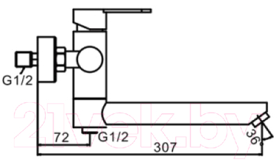 Смеситель Frap F32801