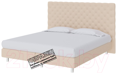 

Двуспальная кровать Proson, Paris Boxspring Standart Savana Camel 160x200