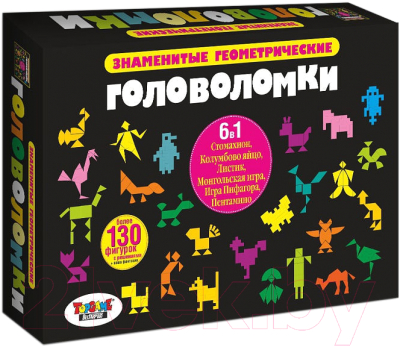 Настольная игра Topgame Знаменитые геометрические головоломки №2 / 01542