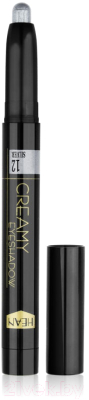 

Тени для век Hean, Серебристый, Creamy Eyeshadow в стике 12 Silver