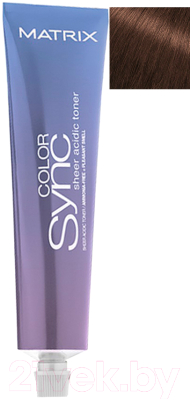 Крем-краска для волос MATRIX Color Sync Acidic тонер брюнет натуральный (90мл)