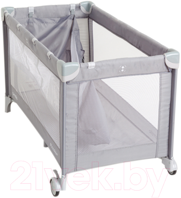 Кровать-манеж Carrello Piccolo Plus CRL-11605 (Magnet Grey)