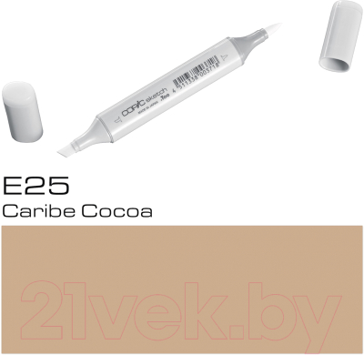 Маркер перманентный Copic Sketch E-25 / 21075119 (карибский какао)