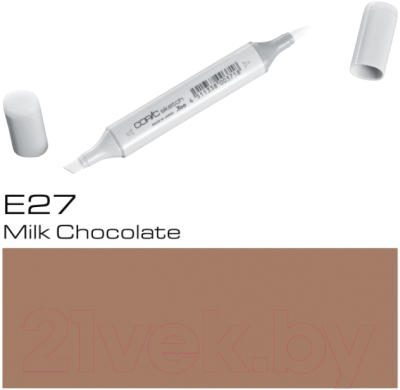 Маркер художественный Copic Sketch E-27 / 21075120 (молочный шоколад)
