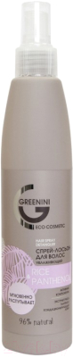 

Спрей для волос Greenini, Rice&Panthenol Greenini увлажняющий