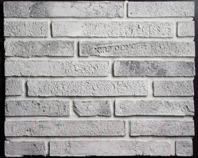 Декоративный камень бетонный Kirpidonoff Еco 12-001 310х40х12 (белый)