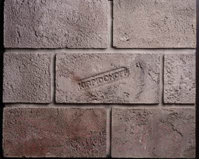 Декоративный камень бетонный Kirpidonoff Еco 14-006 262х126х12 (серый)