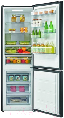 Холодильник с морозильником Edesa EFC-1832 DNF GBK (черный)