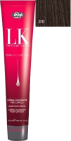 Крем-краска для волос Lisap Oil Protection Complex 2/0 (100мл) - 