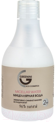 Изображение товара Мицеллярная вода Greenini Micellar Water 96% Natural (235мл)