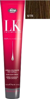 Крем-краска для волос Lisap Oil Protection Complex 6/78 (100мл, темный блондин мокко) - 
