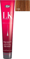 Крем-краска для волос Lisap Oil Protection Complex 7/26 (100мл, блондин пепельно-медный) - 