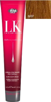 Крем-краска для волос Lisap Oil Protection Complex 8/07 (100мл, светлый блондин натуральный бежевый) - 