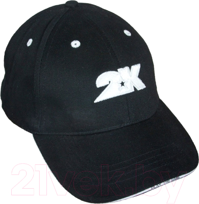 Бейсболка 2K Sport Oxon / 124222 (adult, черный/белый)