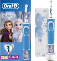 Электрическая зубная щетка Oral-B Frozen / D100.413.2KX (с чехлом) - 