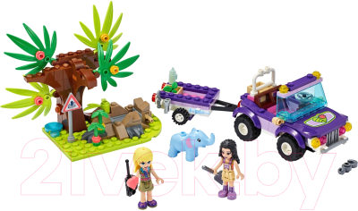 Конструктор Lego Friends Джунгли: Спасение слонёнка / 41421