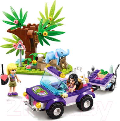 Конструктор Lego Friends Джунгли: Спасение слонёнка / 41421