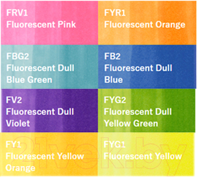Маркер перманентный Copic Sketch FV-2 / 21075340 (флуоресцентный тусклый фиолетовый)