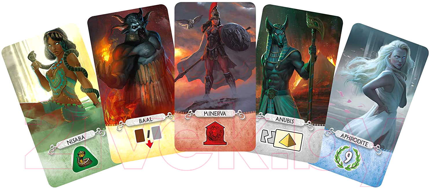 Дополнение к настольной игре Asmodee 7 чудес: Дуэль – Пантеон / БП-00000613