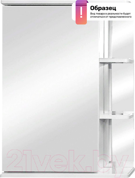 Шкаф с зеркалом для ванной Tivoli Ника 60 R / 461778 %rs_city_gde%