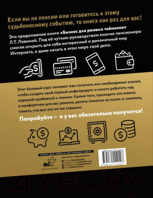 Книга АСТ Как заработать в интернете. Вебинары и онлайн-школы (Левина Л.Т.)