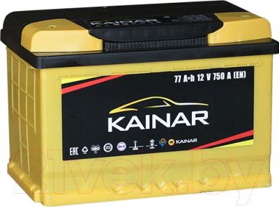 Автомобильный аккумулятор Kainar L+ / 077 11 20 02 0121 10 11 0 R (77 А/ч)