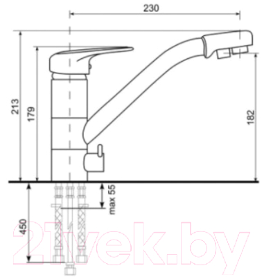 Смеситель Gerhans HU01L4268-3