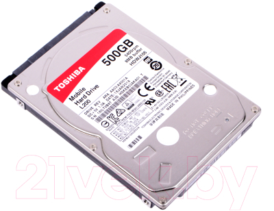 

Жесткий диск Toshiba, L200 500GB (HDWJ105UZSVA)