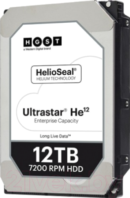 

Жесткий диск для сервера HGST, Ultrastar He12 12TB (HUH721212ALE604)
