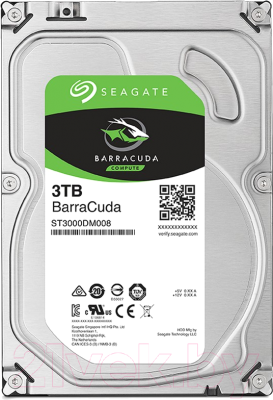 Жесткий диск Seagate BarraCuda 3TB (ST3000DM007)