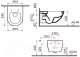 Миниатюра изображения товара Унитаз подвесной VitrA Sento / 4448B003-0075