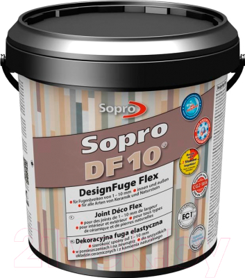 Фуга Sopro DF 10 №1051 (2.5кг, светло-серый)