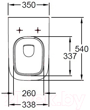 Сиденье для унитаза Keramag Smyle 571520-000