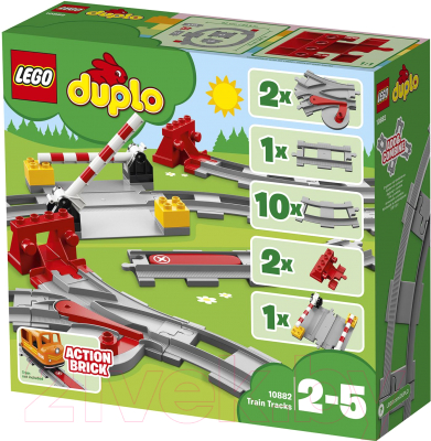 Конструктор Lego Duplo Рельсы 10882